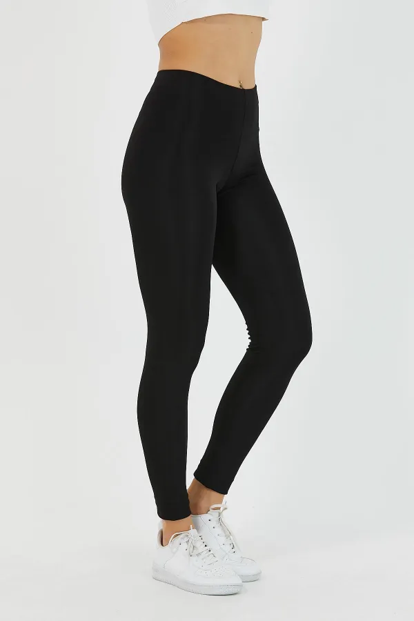 Leggings noirs taille haute pour femmes MTLCKT-03