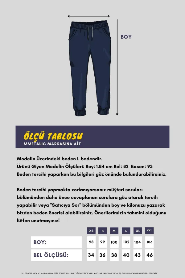 Antrasit Erkek Paça Ribanalı Cep Fermuar Detaylı Eşofman Altı MTLCE08