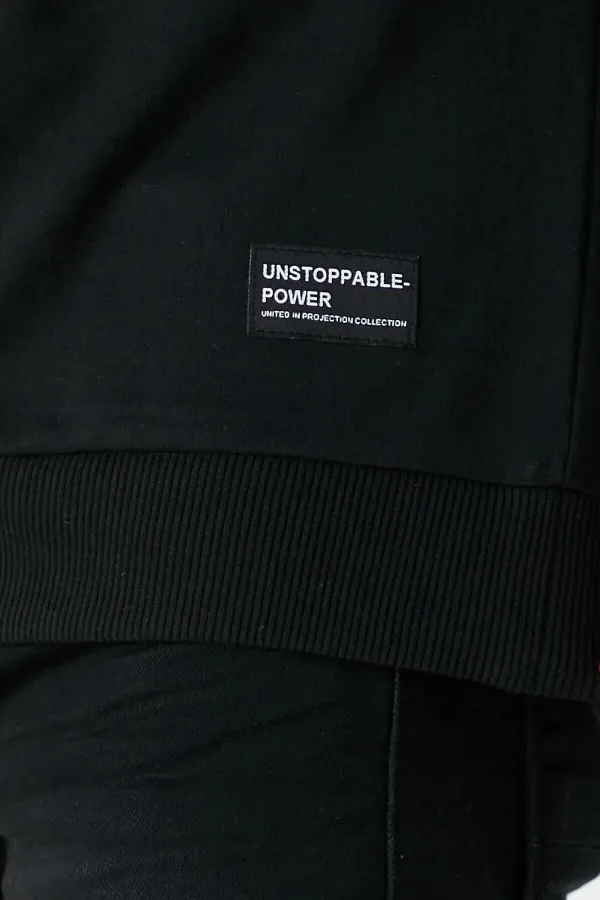 Metalic Erkek Basic Bisiklet Yaka Sweatshirt MTLC047