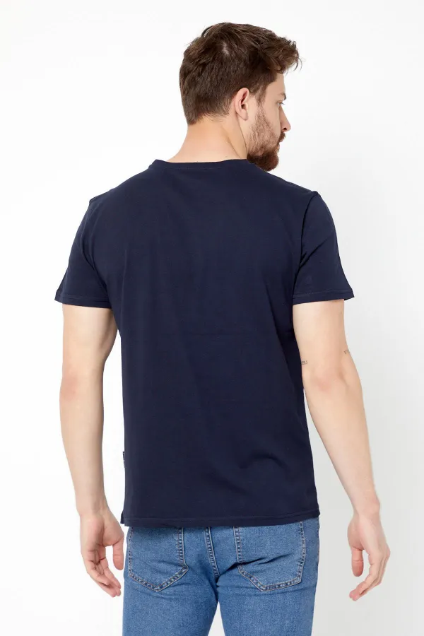 Erkek Çok Renkli T- Shirt Regular Fit Rahat Kesim Bisiklet Yaka Basic Tişört 
