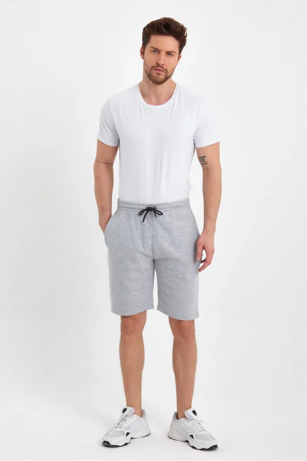 Erkek Regular Fit Yanları Cepli Rahat Kesim Şort