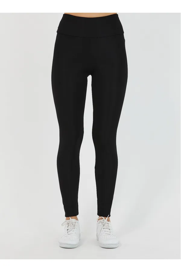 Kadın Siyah Yüksek Bel Toparlayıcı Tayt  MTLCKT-02