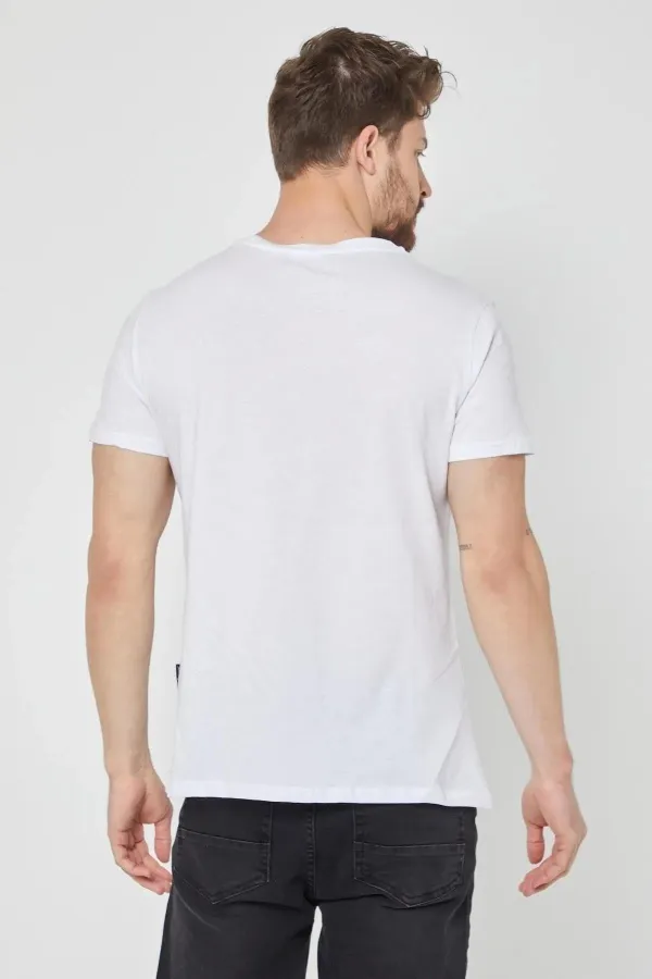 Erkek Çok Renkli T- Shirt Regular Fit Rahat Kesim Bisiklet Yaka 5'li Basic Tişört Paketi