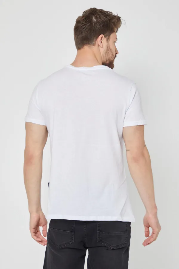 Erkek Çok Renkli T- Shirt Regular Fit Rahat Kesim Bisiklet Yaka Basic Tişört 