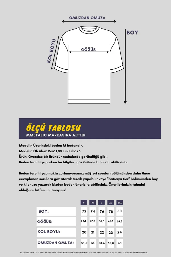 Leo Erkek Oversize Tshirt %100 Pamuk Bisiklet Yaka Baskı Detaylı Basic Tişört 