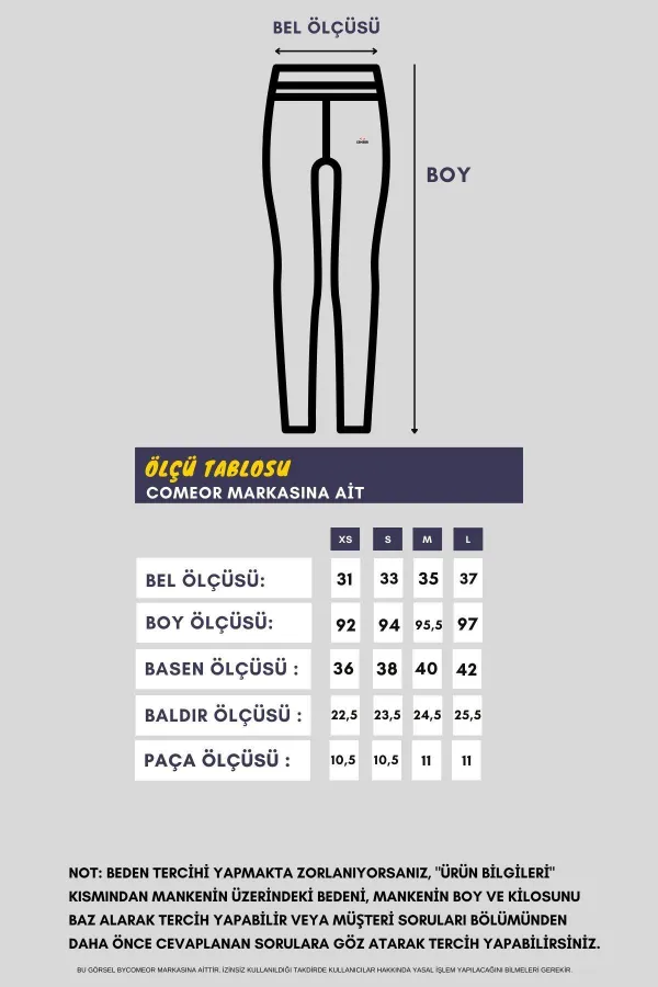Kadın Siyah Yüksek Bel Toparlayıcı Tayt  MTLCKT-02