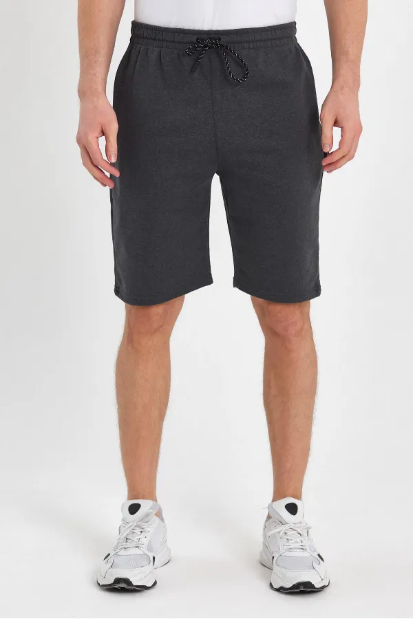 Short 3 pièces pour homme, coupe classique et décontractée, avec poches latérales