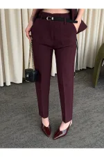 Pantalon prune à pinces - 51269