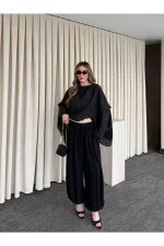 Siyah Şalvar Pantolon - 51316