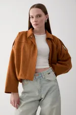 Tan Clara Suede Jacket - 2929 Tan Clara Suede Jacket - 2929