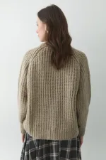 Gilet en vison à 5 boutons - 251061