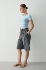 Chemisier court bleu - 1182