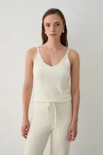 Ensemble trois pièces écru duveteux