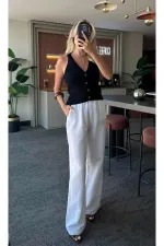 Siyah 4 Düğmeli Yelek