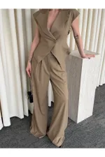 Vizon Margot Yelek Pantolon Takım - 308