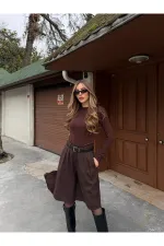 Kahverengi Bermuda Şort - 40589