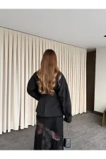 Veste noire à nouer - 512319