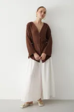 Brown Multi-Button Kimono Brown Multi-Button Kimono