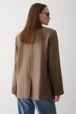 Khaki Blazer Jacket - 7619 Khaki Blazer Jacket - 7619