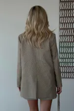 Ensemble veste et short moutarde - 9546