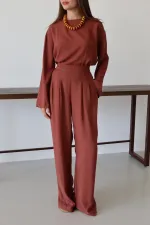 Ensemble chemisier et pantalon Tile Marisol