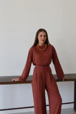 Ensemble chemisier et pantalon Tile Marisol