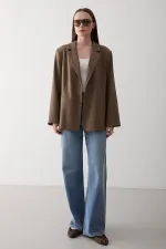 Khaki Blazer Jacket - 7619 Khaki Blazer Jacket - 7619