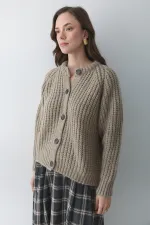 Gilet en vison à 5 boutons - 251061