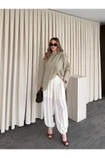 Off-white harem pants - 51316