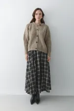 Gilet en vison à 5 boutons - 251061