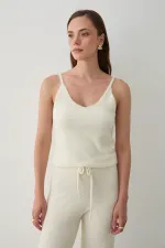 Ensemble trois pièces écru duveteux