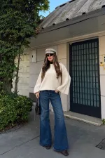 Pull oversize côtelé Stone - 26808