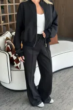 Siyah Nora Eşofman Takımı - 8001