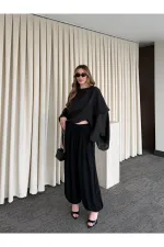 Siyah Şalvar Pantolon - 51316