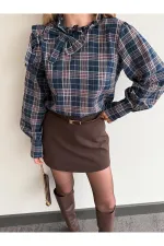 Brown Mini Short Skirt - 251139 Brown Mini Short Skirt - 251139