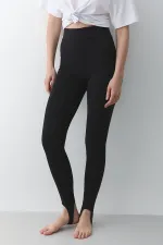 Black Ankle-Slip Leggings - 251159 Black Ankle-Slip Leggings - 251159