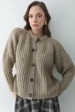 Gilet en vison à 5 boutons - 251061