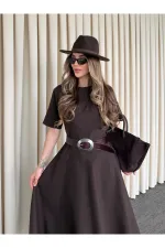 Brown Godeli Dress - 05174 Brown Godeli Dress - 05174