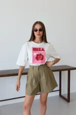 White Ibiza Print T-shirt - 0500 White Ibiza Print T-shirt - 0500