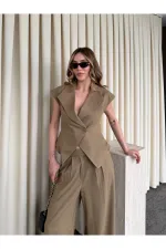 Vizon Margot Yelek Pantolon Takım - 308