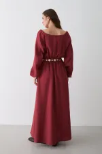 Robe en mousseline à détails de nœuds - 2004