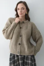 Gilet en vison à 5 boutons - 251061