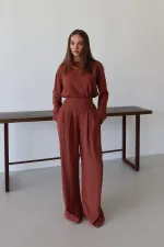 Ensemble chemisier et pantalon Tile Marisol