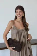 Mink Strappy Relaxed Fit Dress