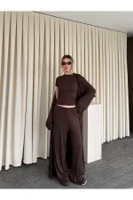 Kahverengi Üçlü Takım - 30121