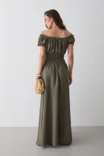 Çağla Büzgülü Elbise - 2002