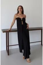 Ensemble cape et pantalon Black Bianca