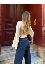 Ekru İspanyol Kol Bluz - 261021