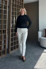 Chemisier noir en maille - 4413