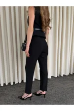 Siyah Pensli Pantolon - 51269